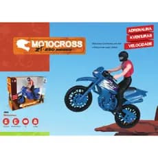 Mister Brinque Motocross Zt-250 De Brinquedo - Menino, Moto, Motinha, Motoca, Totoca, Boneco