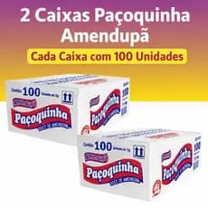 Paçoca Amendupã 50, 100, 200 ou 300 Unidades Doce Amendoim Tradicional Balde Atacado Ideal Revenda
