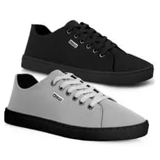KIT 2 Tênis modelo casual chique masculino