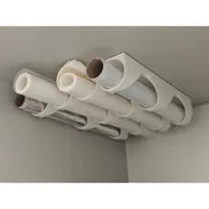 Suporte para Rolos de Cozinha - Organização Cozinha Espaço Armários