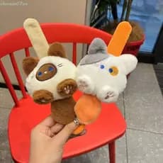 Série De Pulseira SHENGDA Cat Slap , De Tapa De Boneca De Pelúcia De Simulação De Gato Siamês , Estilo De Pulso