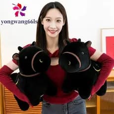 Boneca De Pelúcia YONGWANG , Brinquedos Macios Para Cavalo De Bênção Simulados De Veludo De 25/30 Cm