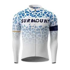 Camisa de ciclismo com estampa de leopardo estilo fino respirável confortável Top de ciclismo para bicicleta de estrada