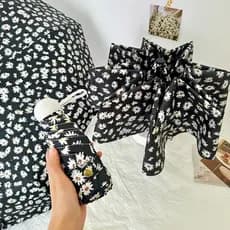 Lablane Floral Ultra Leve Mini Proteção UV Guarda-Sol Dobrável 250g Revestimento Blackout E Chuva Dupla Utilização