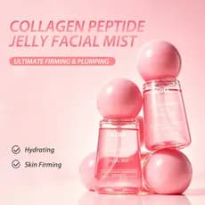 Névoa Facial De Gelatina De Peptídeo De Colágeno 50ml-Spray Refrescante Para Hidratação Profunda , Poros Lisos E Pele Ra