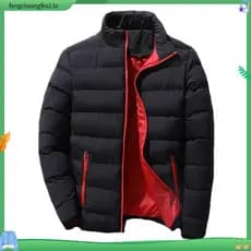Casaco Esportivo Masculino De Inverno casual De Algodão Espesso E Quente