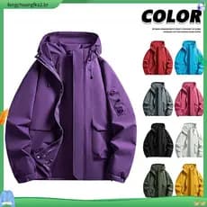 UNIQLO Jaqueta Ao Ar Livre Jaqueta Impermeável Fino À Prova De Vento Dos Feminina Moda Casual Casaco Com Capuz