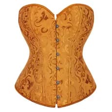 Corset com Estampa de Caveira, Corset Basco Steampunk, Corset Gótico Overbust, Roupa Modeladora de Cintura, Tamanho Gran