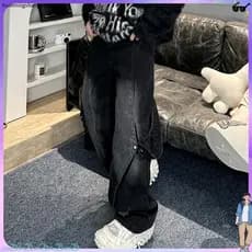 calça jeans masculina estilosa kit calça jeans masculina calça masculina jeans Os novos jeans gradientes lavados angusti