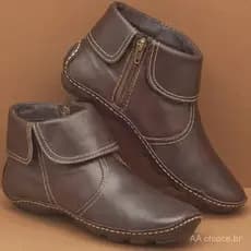Novas botas casuais femininas de outono, botas de cano curto com zíper, botas vintage à prova d'água de sola plana, bota