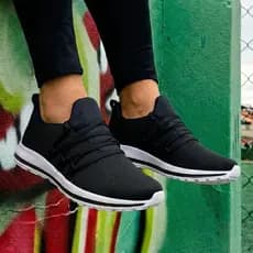 Tênis Feminino Masculino Esportivo F1 Treino Academia Super Leve Macio Confortável Barato