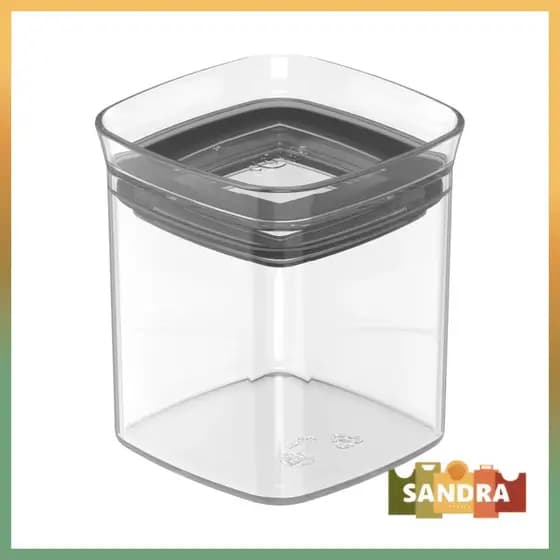 Pote Organizador Hermético Multiuso Porta Tempero 150ml Transparente Plástico com tampa UZ