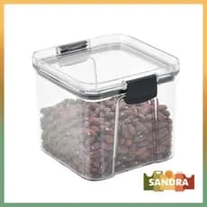 Pote hermético 700ml tampa com lacre para mantimentos