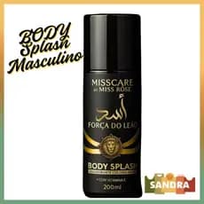 Body Splash Árabe Força do Leão Desodorante Perfumado 200ml Colônia Masculino Miss Rôse
