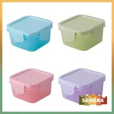 Kit 4 Potinhos Coloridos Tampa Com Travas 70ml