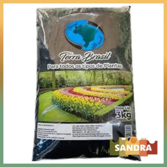 Terra Adubada 3 kg Terra Brasil