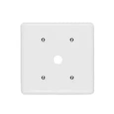 Placa 4x4 Com Suporte Saida Fio Central Ilumi Stylus Branco
