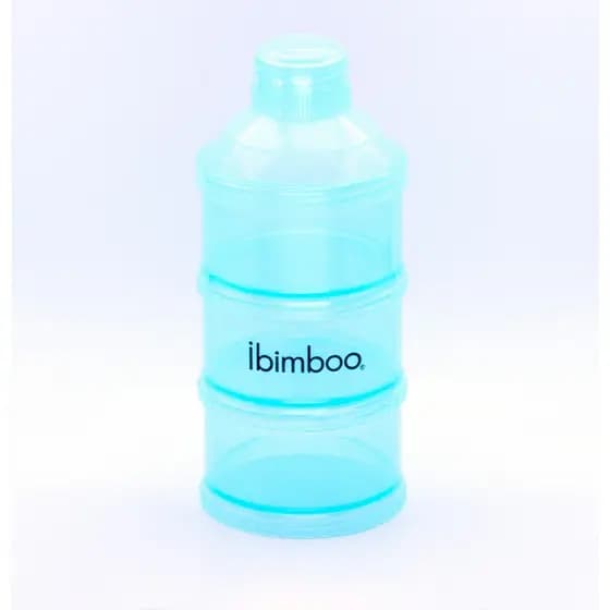 Dosador de Leite em Pó Ibimboo – Kit com 3 Compartimentos BPA Free para Bebês a partir de 0 Meses