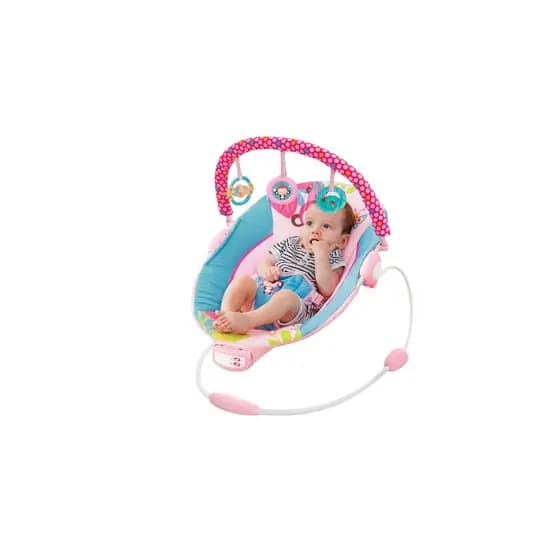 Cadeira de Balanço e Descanso para Bebê Musical e Vibratória Sunset Rosa Infantil - Mastela