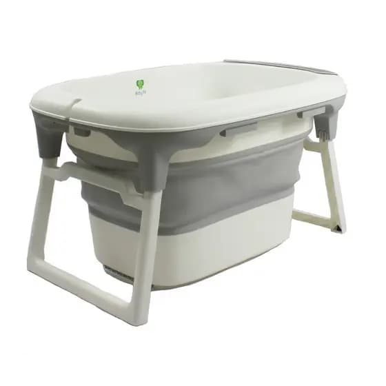 Banheira Dobrável E Portátil Média Cinza Baby Pil