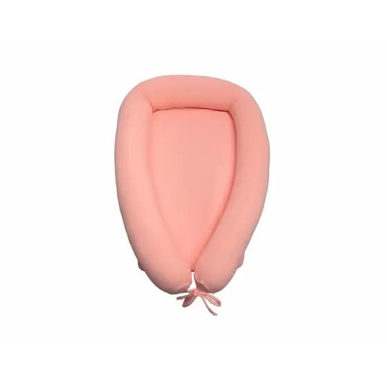 Ninho para Berço e Carrinho Rosa Pêssego Fom Baby