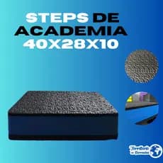 STEP DE ACADEMIA 40X28X10 EM EVA FITNESS ESPORTE