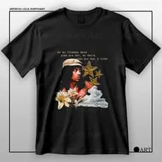 Camiseta Djavan Se Eu Tivesse Mais Alma Pra Dar Eu Daria Isso Pra Mim É Viver Camisa 100% Algodão