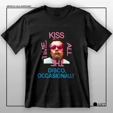 Camiseta Harry Styles Kiss All The Time Camisa 100% Algodão