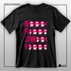 Camiseta Harry Styles Kiss All The Time Are You Listening Yet Camisa 100% Algodão