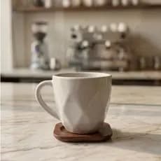 Jogo 6 Xícaras de Café Expresso Porcelana 100ml Modernas e Resistentes para Cafézinho