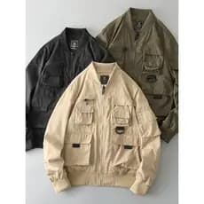 Americano Retro m65 caça jaqueta masculina primavera outono estilo Multi-bolso carga jaqueta comércio exterior exportaçã