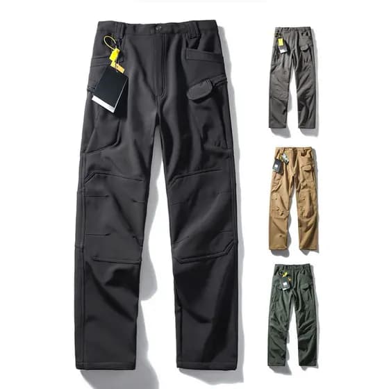 Jaqueta de casca macia para homens, forro de lã de inverno, engrossado, à prova d'água, à prova de vento, macacão americ