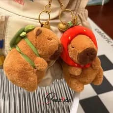Capivara Pingente De Pelúcia Roedor Simulação Brinquedo Anime Fofo Boneca De Pano