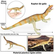 Criativo Crianças Dinossauro Brinquedos Jurássico Realista Modelos De Animais Gelo Spinosaurus Congelado Chifre Dragão P