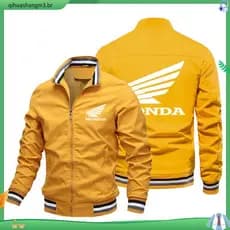 Homens Casual Loose Honda Logotipo Honda Imprimir Jaqueta Homens /Autumn /Clothes