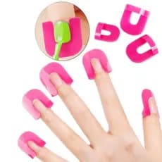 26 Peças de Filme Protetor de Esmalte Curvo Clipe Anti-transbordamento Ferramenta de Arte de Unhas MJU6