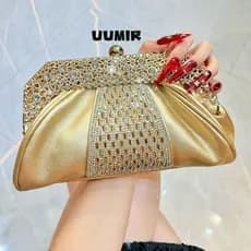 Bolsa De Vestido De Noite Umir , Mão Elegante De Grande Capacidade , Bolsas Portáteis Embutidas De Diamante Para Mulhere