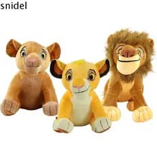 Brinquedo de Pelúcia SNIDEL Simba 30cm Presentes de Natal Animais de Pelúcia Bonecas de Pelúcia Mufasa Leão Macio Brinqu
