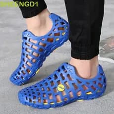 Sapatos Masculinos SHEENGD1 , Sandálias Femininas Ocas Respiráveis , Chinelos De Praia Leves Unissex Da Moda Ao Ar Livre