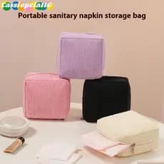 (Cassiopeiahg) Bolsa De Higiene Pessoal Higiênica Fofa Para Armazenamento De Cosméticos Estojo Cabos Novo