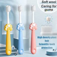 Escova De Dentes Infantil De Cabelo Macio Para Meninos E Meninas