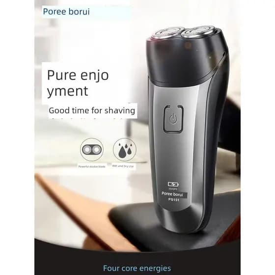 barbeador eletrico masculino Novo barbeador elétrico masculino lavável faca de barba genuíno recarregável faca de barba