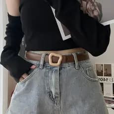 cinto feminino plus size cinto feminino largo Novo estilo preto decoração ins estilo Jeans cinto feminino