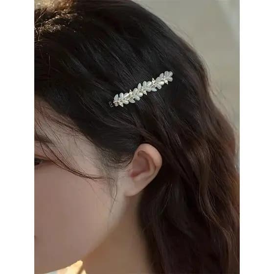 laços de cabelo infantil luxo laços de cabelo infantil Nanzhi Super fada pérola trigo orelha grampo de cabelo feminino