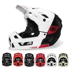 Batfox Novo Estilo Verão Homens Adulto Capacete de Ciclismo Capacete Integral com Padrão de Suporte de Queixo Competição