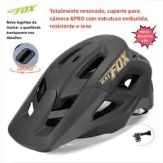 BATFOX Capacete de ciclismo adulto de verão Capacete de Mountain Bike unissex Certificação CECPSC Faixa de cabeça ajustá