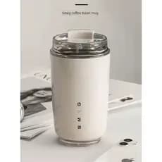 Smeg copo de acompanhamento Qingzi mesmo estilo leite branco xícara de café portátil de aço inoxidável à prova de vazame