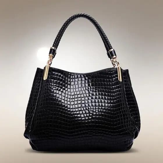 Bolsa bolsa transversal feminino 2022 bolsa feminina novo estilo padrão de crocodilo couro patente bolsa feminina europe