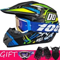 Grátis 100% óculos luvas máscara facial capacete Off-Road Mountain Bike ciclismo velocidade para baixo juventude Kart ca