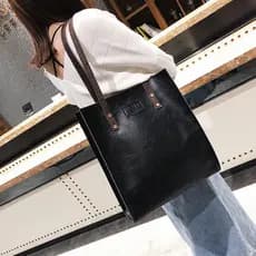 Bolsa bolsa transversal feminino Bolsa grande 2024 bolsa de couro novo estilo bolsa feminina europeia americana Retro si